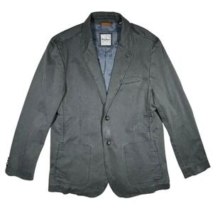 Tommy Bahama Boracay Blazer Mens Large Gray Unstructured 2-Button 183-T521443